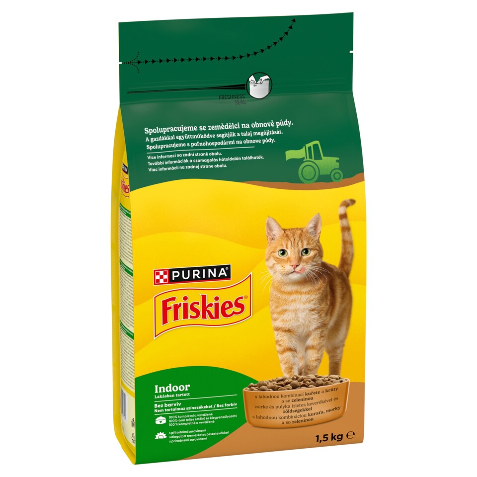 obrázok 1 z Friskies Indoor granule pre mačky kura, morka 1,5 kg