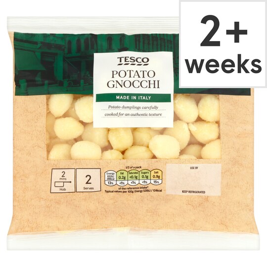 Tesco Fresh Potato Gnocchi 400G Tesco Groceries