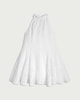 image 4 of F&F Pure Cotton Embroidered Mini Dress in White
