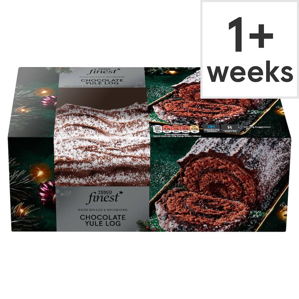 Tesco Finest Chocolate Yule Log