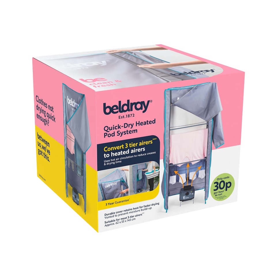 image 1 of Beldray Heated Airer Cover & Unit