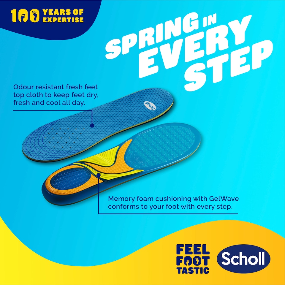 image 1 of Scholl Gel Activ Insole for Men - Regular Pack