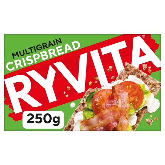 Ryvita Multigrain Rye Bread 250G Tesco Groceries
