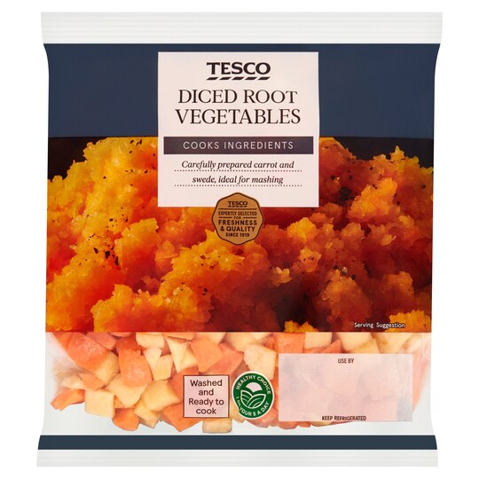 Tesco Diced Root Vegetables 565G Tesco Groceries