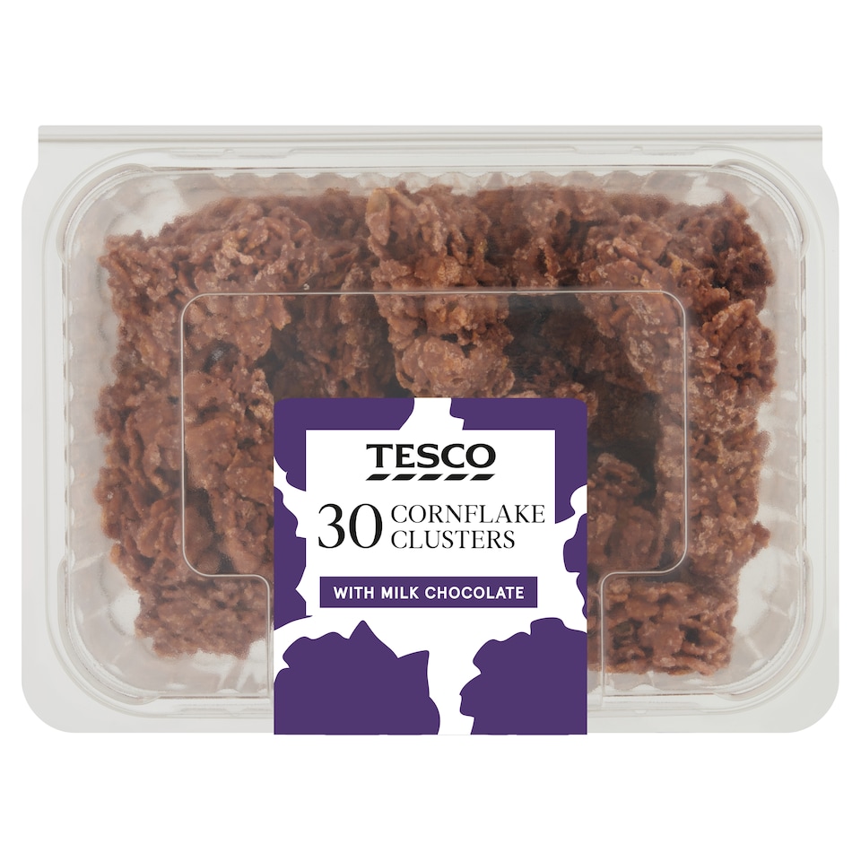 image 1 of Tesco 30 Cornflake Clusters