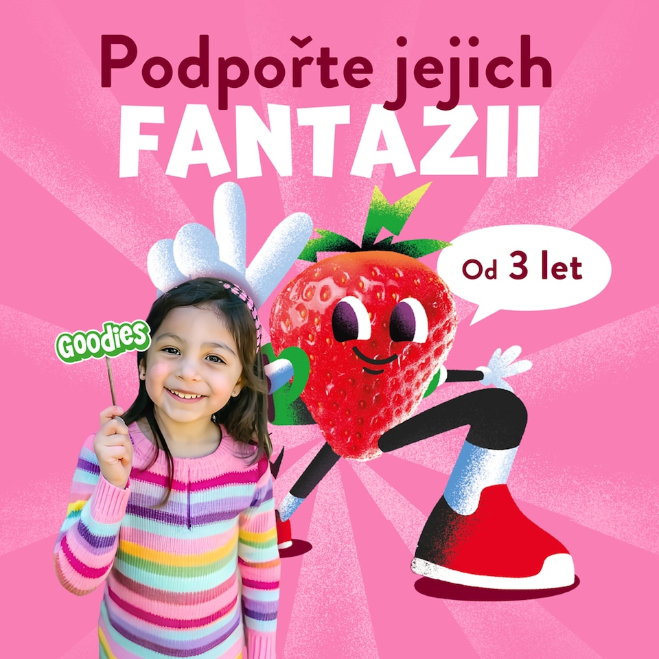 Obrázek 1 pro produkt Goodies jahodoví gumídci 17g