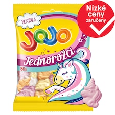 JOJO Unicorn Jelly Candies with Fruit Flavors 80g