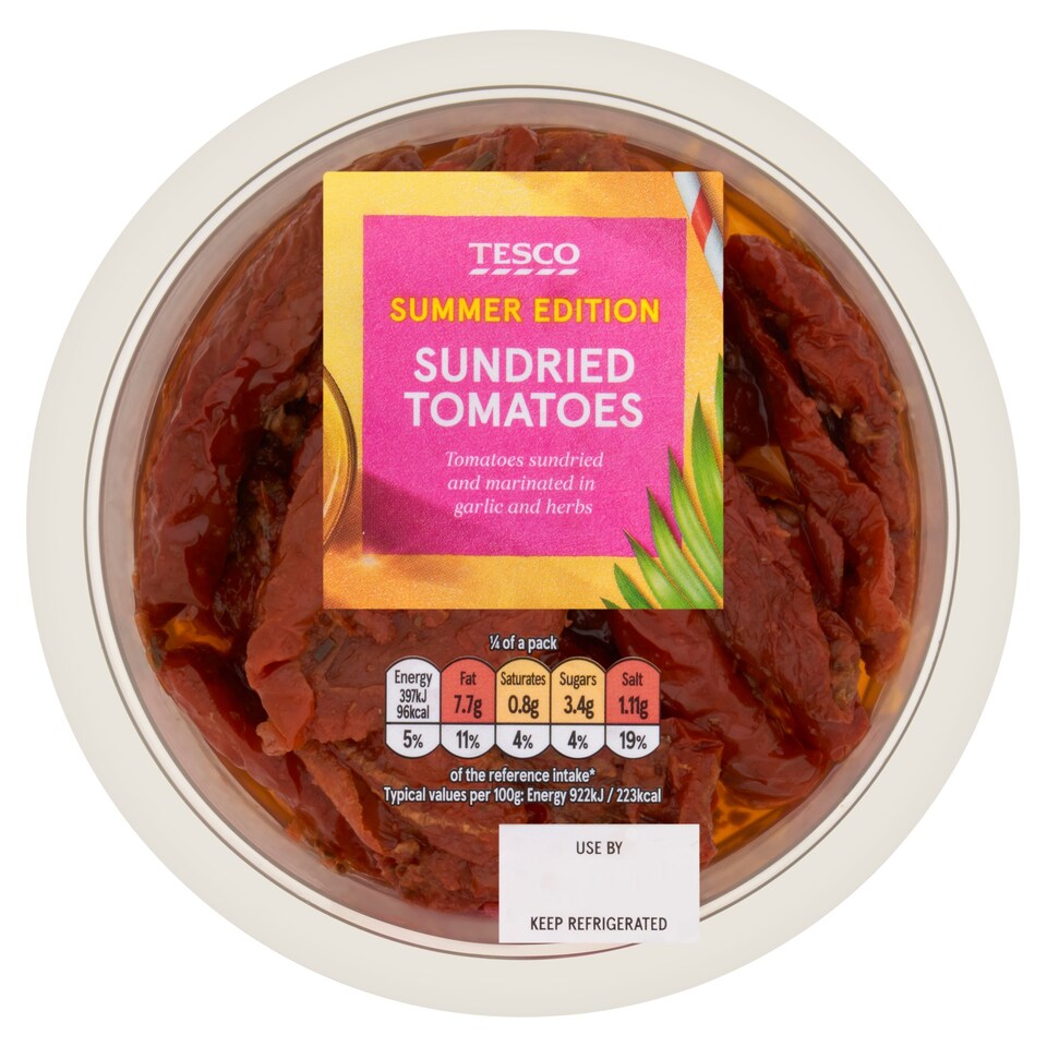 Tesco Sundried Tomatoes 170g Tesco Groceries