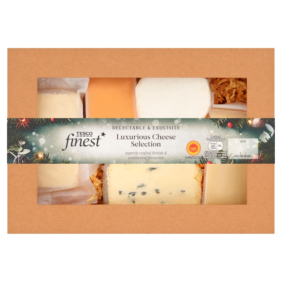 Tesco Finest Luxurious Cheese Selection 511g