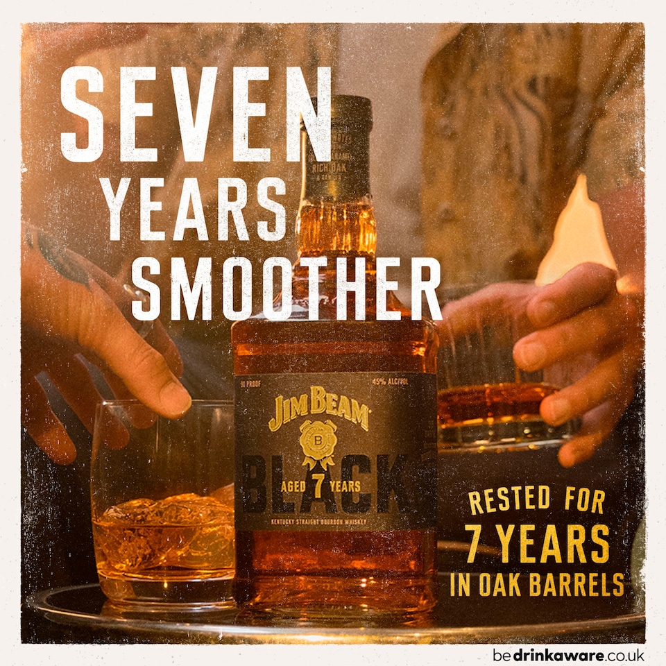 image 1 of Jim Beam Black Bourbon Whiskey 70cl