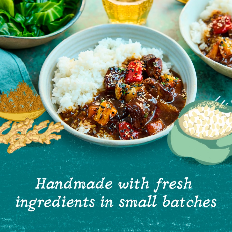 image 1 of Charlie Bigham's Sweet & Sour Pork with Jasmine Rice 750g