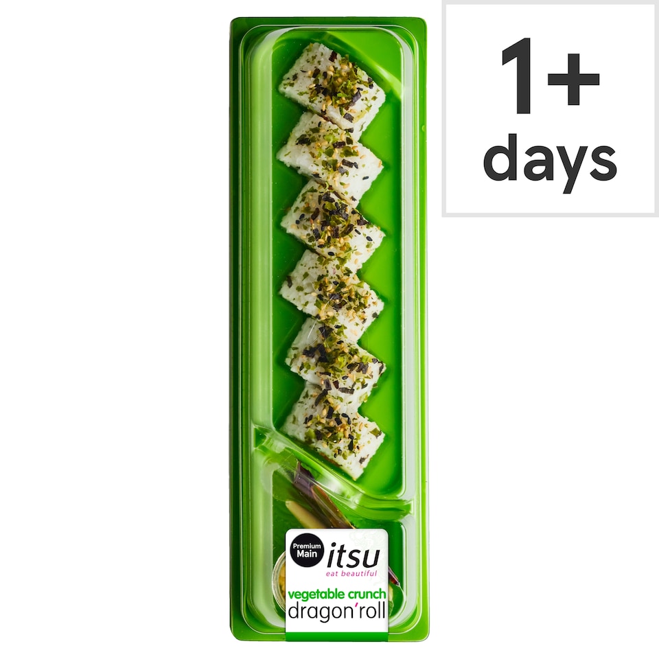 itsu vegetable crunch dragon roll 186g
