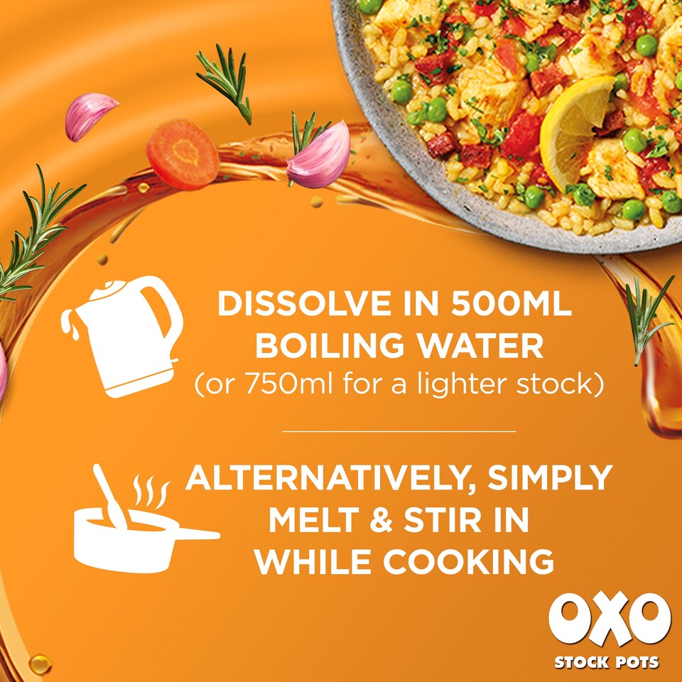 image 1 of Oxo Chicken Reduced Salt Stock Pot 4 Pack 80G