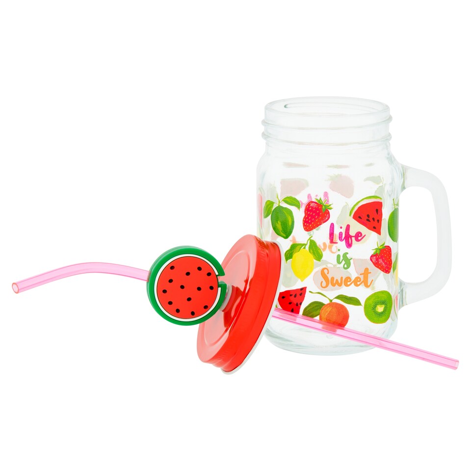 image 1 of Tesco Feeling Fruity Drinking Jar
