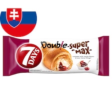 7 Days Double Super Max Croissant with Vanilla Flavour & Sour Cherry Fillings 110 g