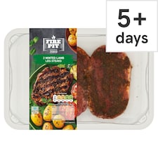 Fire Pit 2 Minted Lamb Leg Steaks 250g