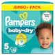 image 1 of Pampers Baby Dry Size 5 Jumbo+ Pack 72 Nappies