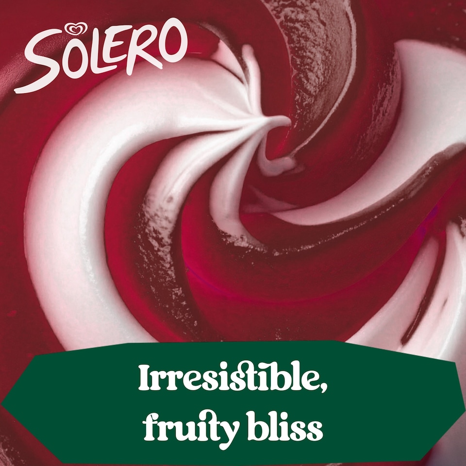 image 1 of Solero Berry Bliss Ice Cream Lollies 3 x 90ml