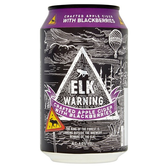 Elk Warning Blackberry Cider 330ml
