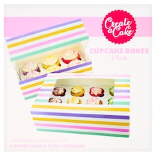 CREATE A CAKE CUPCAKE BOXES 2 PACK