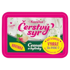 Karička Čerstvý syr cesnak & bylinky 180 g