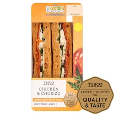 Tesco Chicken & Chorizo Sandwich
