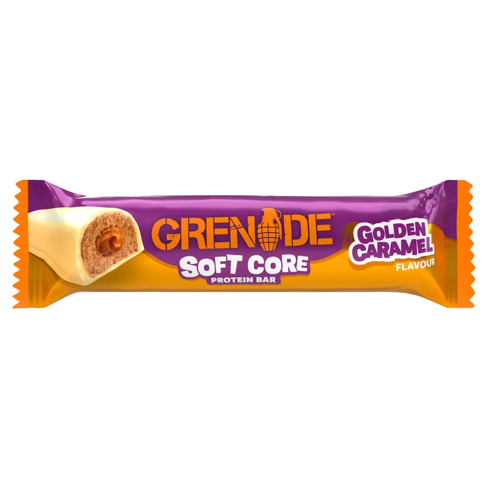 Grenade Soft Core Golden Caramel Protein Bar 50g
