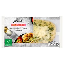 Tesco Finest Mozzarella & Pesto Flatbread 220g