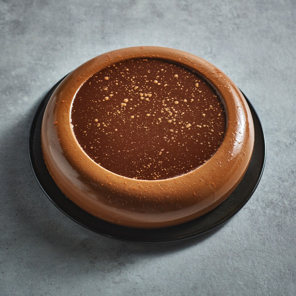 image 1 of 9. Tesco Finest Chef’s Collection Morello Cherry & Chocolate Delice 900g (Serves 10)
