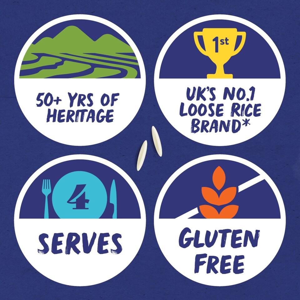 image 1 of Tilda Boil in the Bag Jasmine Rice 4 x 62.5g