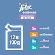 image 4 of Felix Senior Cat Food Mixed Selection In Jelly 12X100g