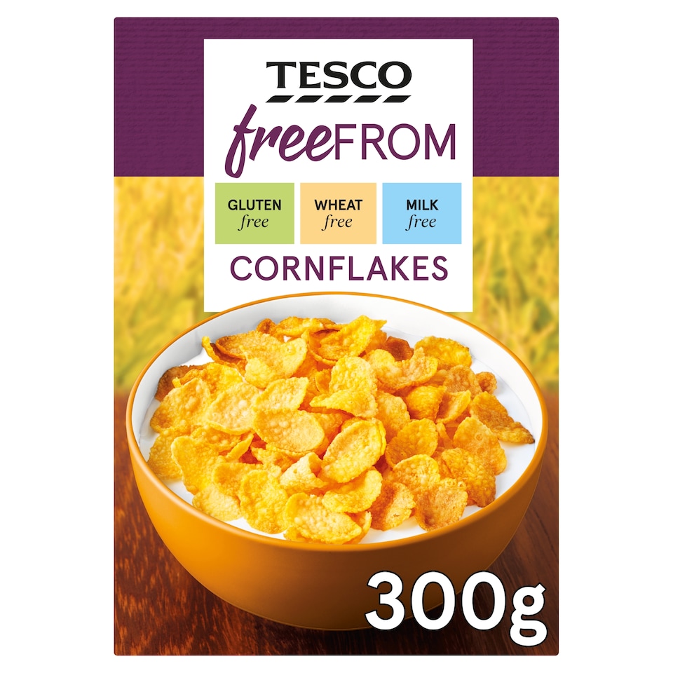 Tesco Free From Cornflakes 300G