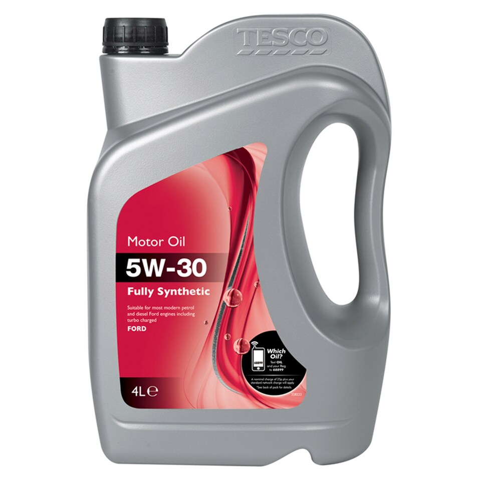 Tesco 5W30 Fully Synthetic Oil Ford 4L