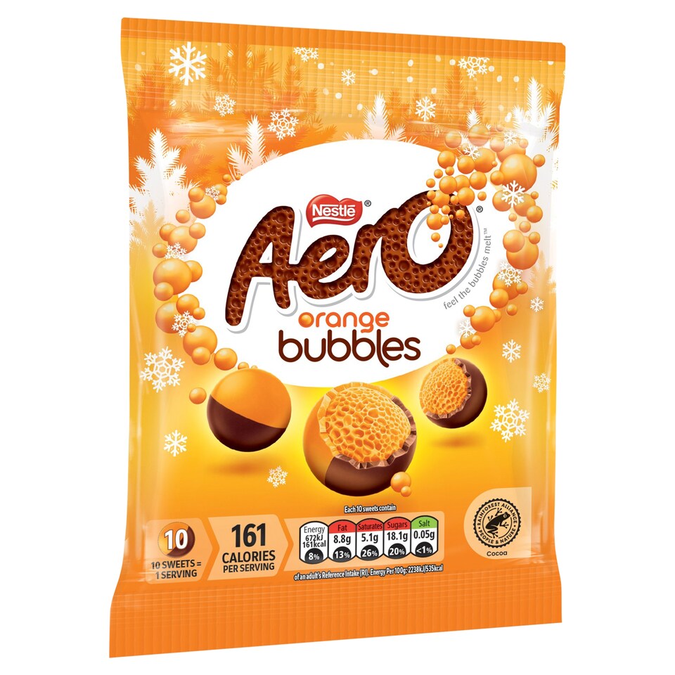 image 1 of AERO Bubbles Orange Pouch Bag 70g