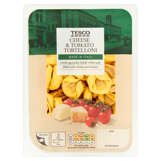 Tesco Cheese & Tomato Tortelloni 300G Tesco Groceries