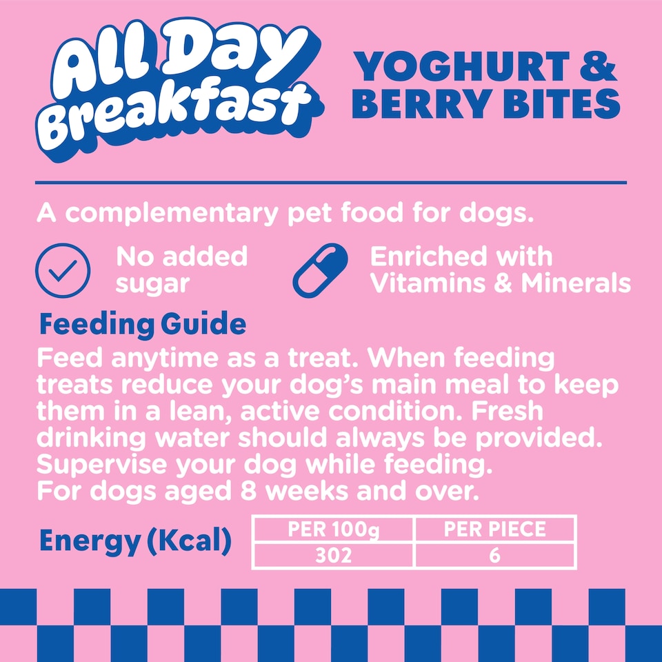 image 1 of Wagg Dog Food Breakfast Yoghurt & Berries Treats 100g