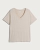 image 4 of F&F V Neck Short Sleeved T-Shirt in Multi
