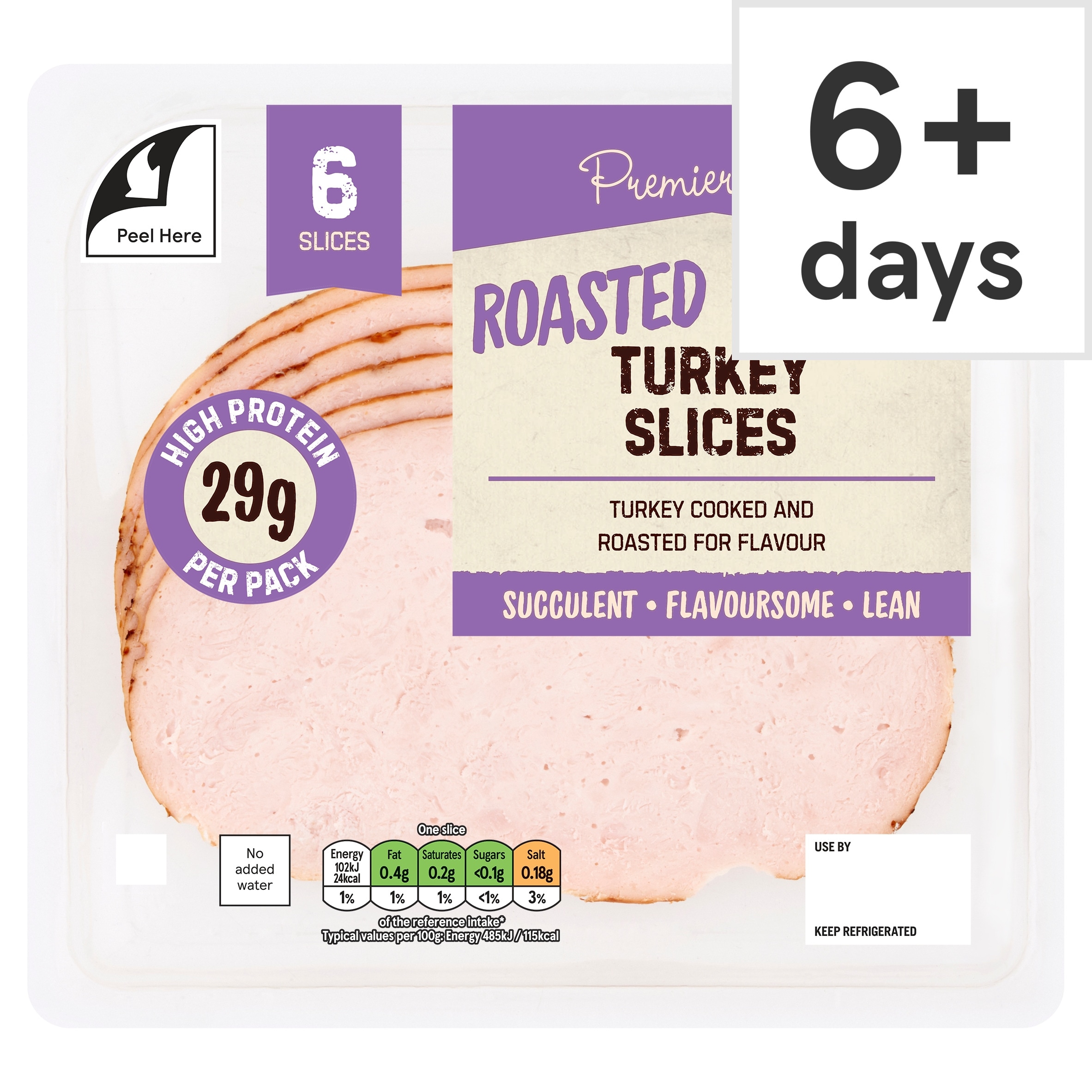 Premier Deli Roast Turkey Breast Slices 125g