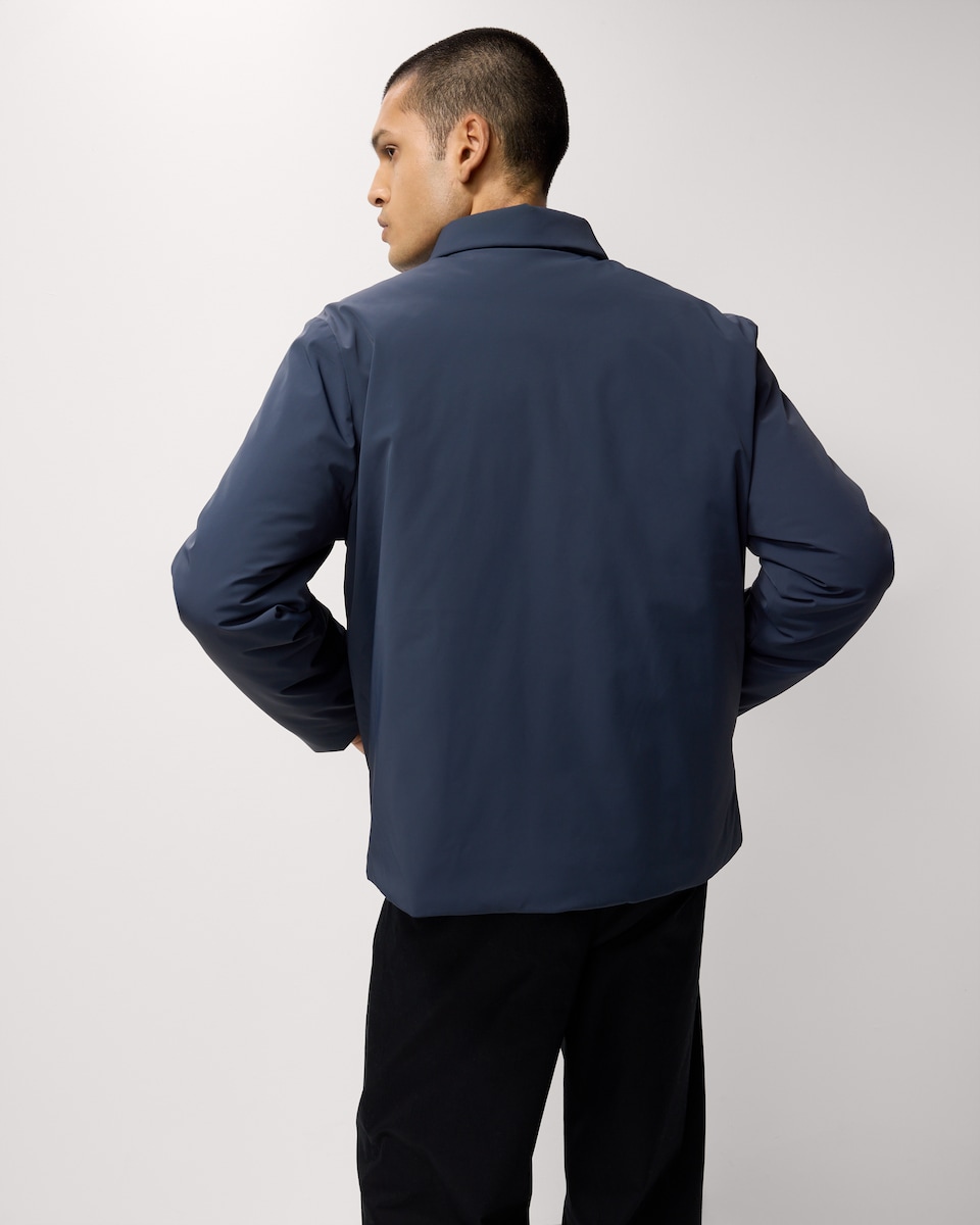 image 1 of F&F Padded Harrington Jacket in Navy