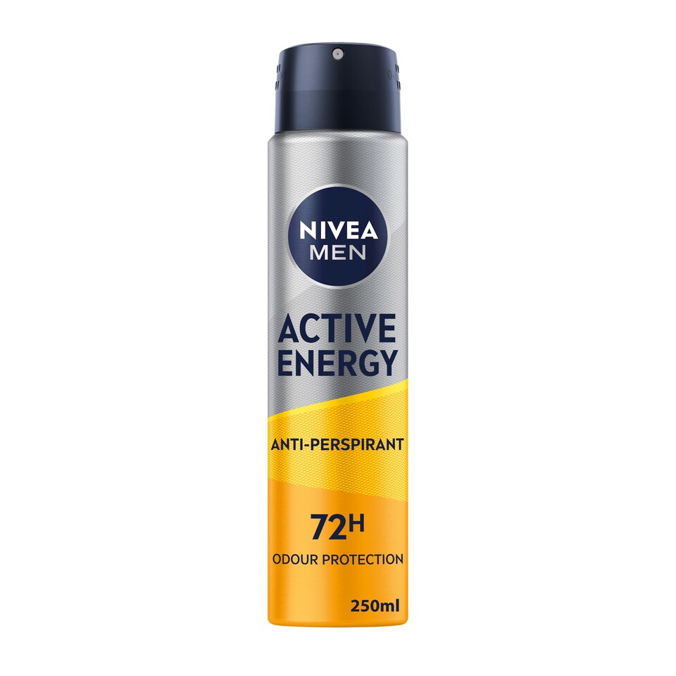 image 1 of Nivea Men Active Energy A/Pspirnt Spray 250Ml