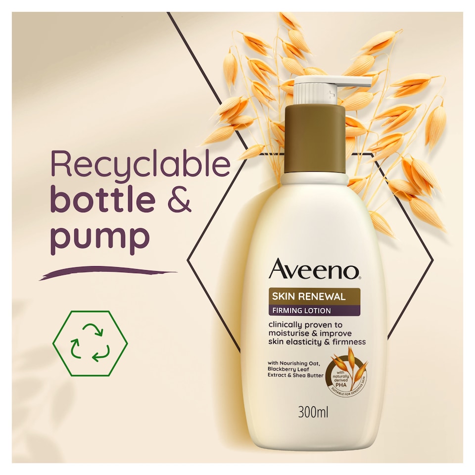 image 1 of Aveeno Skin Renewal Firming Body Lotion Moisturiser 300ml