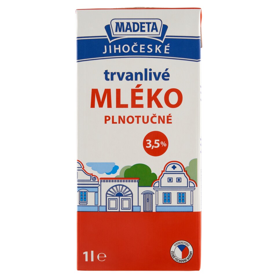 obrázok 1 z Madeta Juhočeské mlieko plnotučné trvanlivé 3,5% 1 l