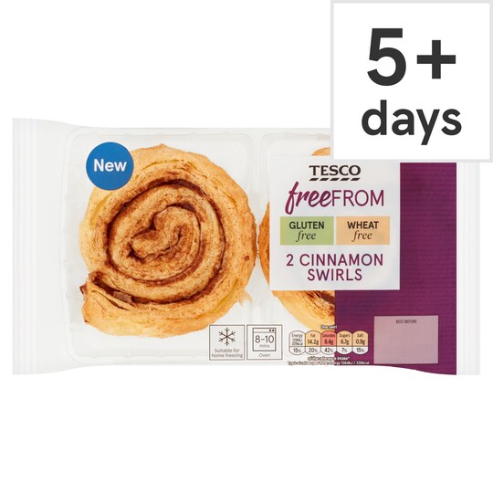 Tesco 2 Free From Cinnamon Swirls Tesco Groceries
