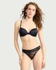 image 4 of F&F 3-Pack Lace Trim Brazilian Knickers in Multi
