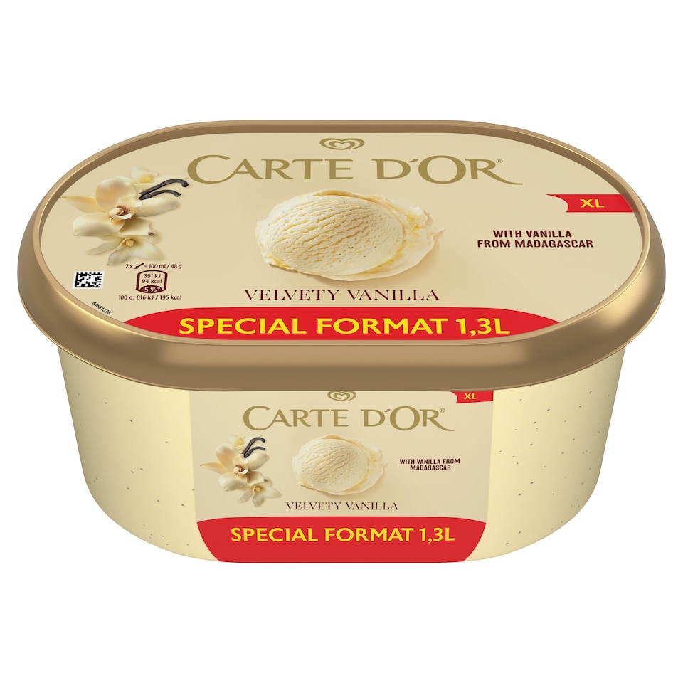 CARTE D'OR Jégkrém Vanília 1300 ml