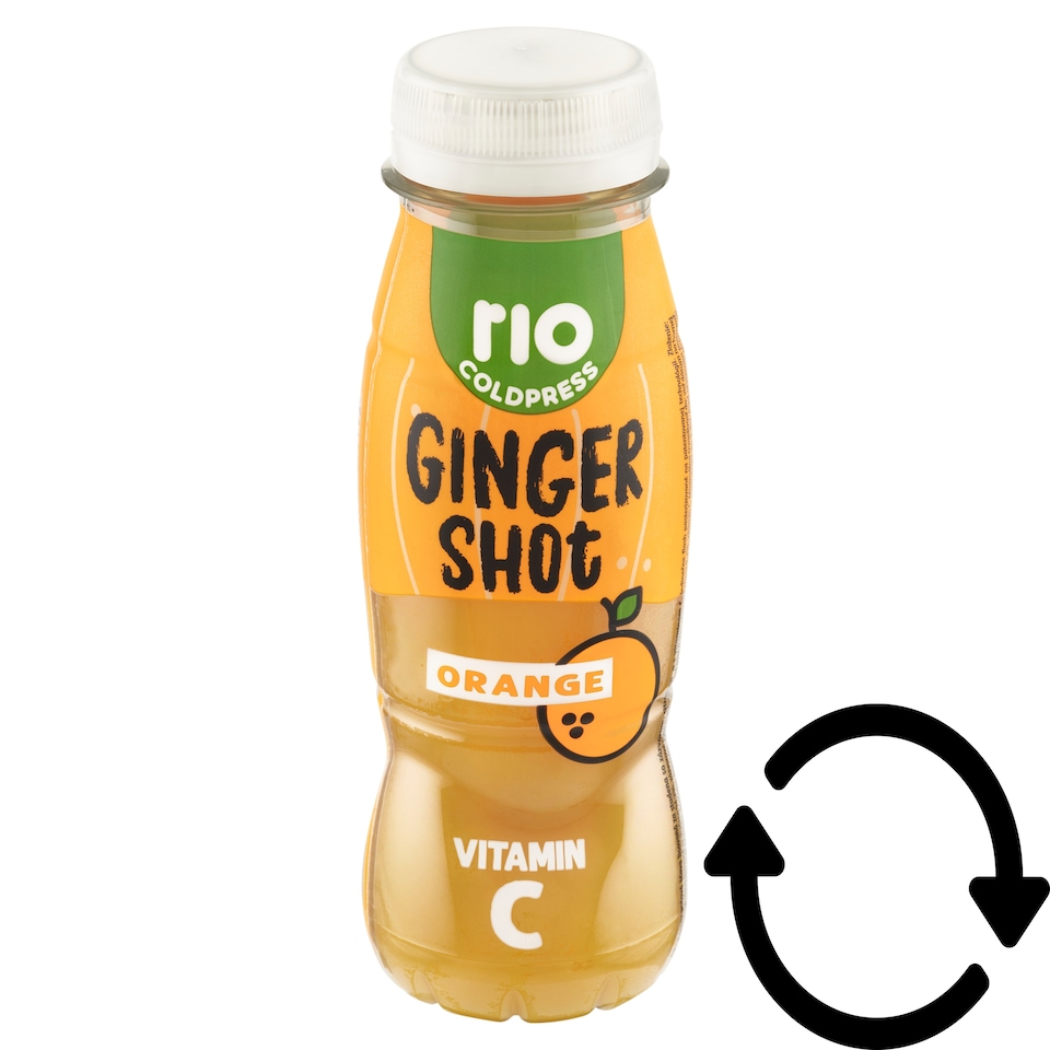 RIO Cold Pressed Orange Juice with Ginger, Lemon and Vitamin C 180 ml