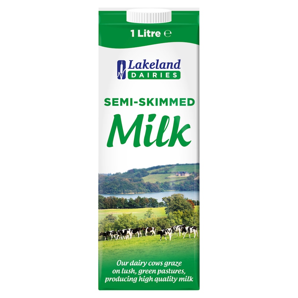 Lakeland Semi Skimmed Milk 1 Litre