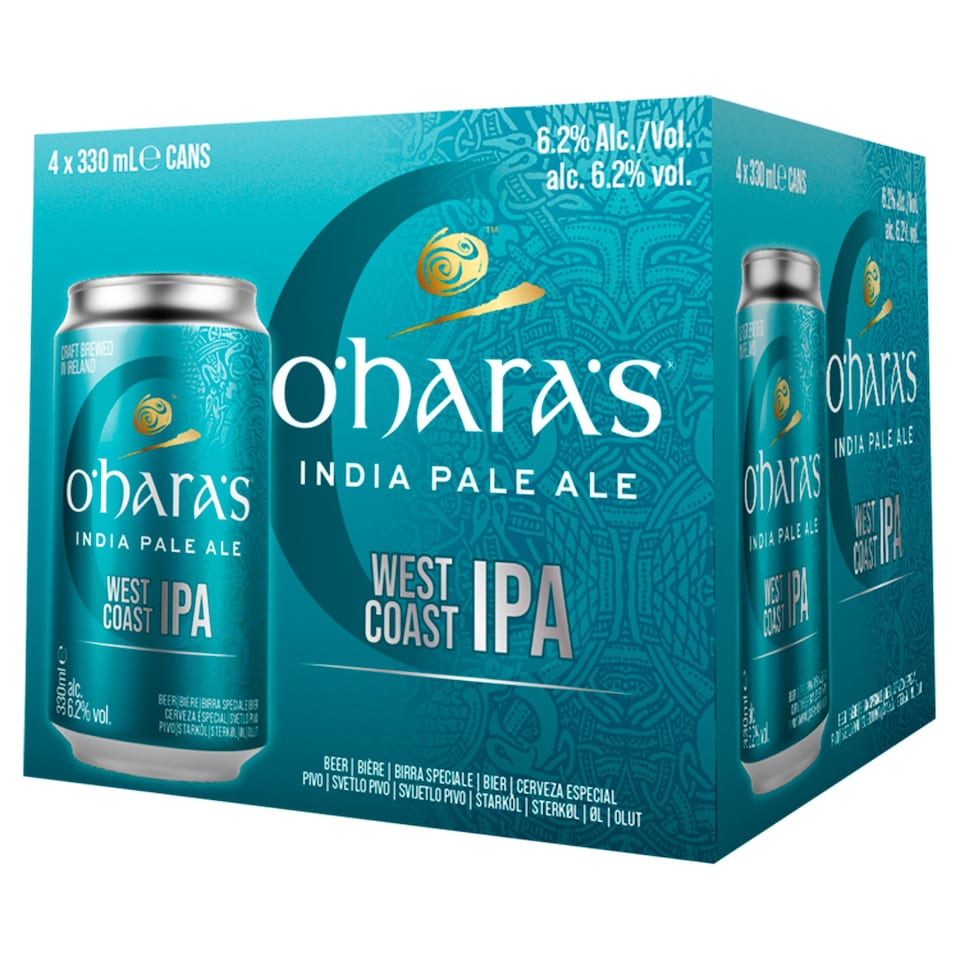 O'hara's West Coast Ipa 4 X 33Cl