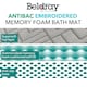 image 5 of Antibacterial Memory Foam Bath Mat Grey