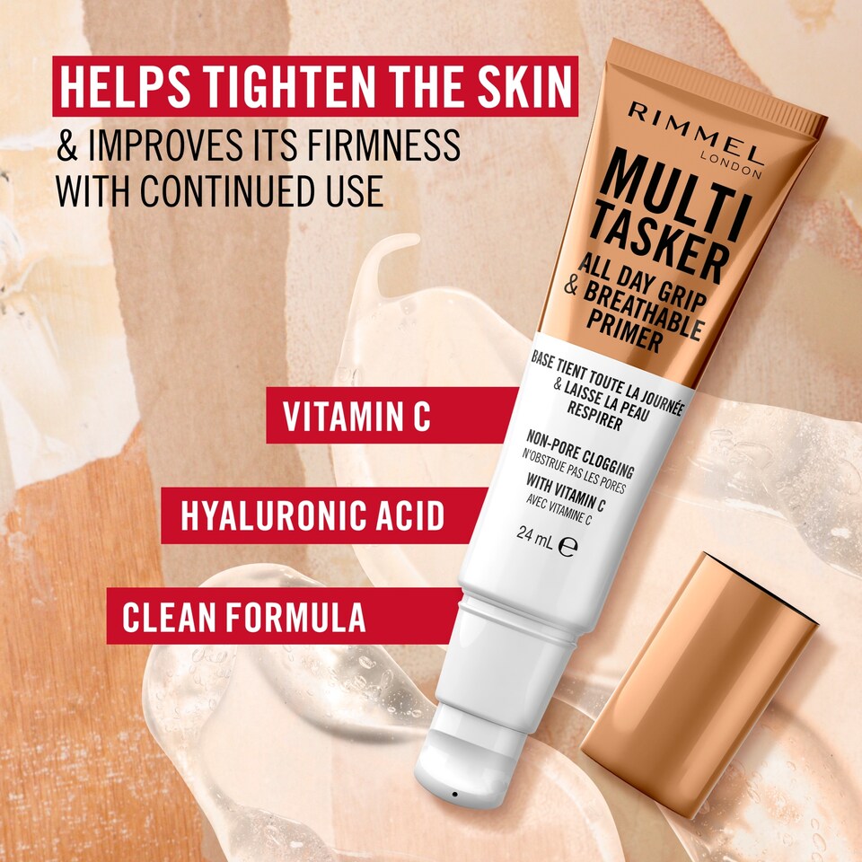 image 1 of Rimmel Multi Tasker All Day Grip & Breathable Primer 24ml